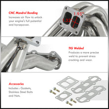 Load image into Gallery viewer, Toyota Supra MK3 1986-1992 1JZGTE 2.5L T04B Stainless Steel Turbo Manifold