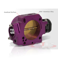 Load image into Gallery viewer, D/B/F/H-Series 68mm Throttle Body Plate Purple w/ Chrome Gate