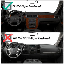 Load image into Gallery viewer, Chevrolet Avalanche Silverado Suburban Tahoe 2007-2014 / GMC Sierra Yukon 2007-2014 Interior Dashboard Full Cover Overlay Cap Black