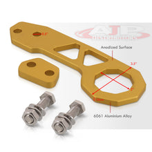 Load image into Gallery viewer, Universal 10mm Rear Tow Hook Kit Gold (Pass-JDM Style)