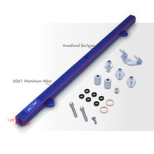 Load image into Gallery viewer, Nissan RB26 RB26DETT Fuel Injector Rail Blue
