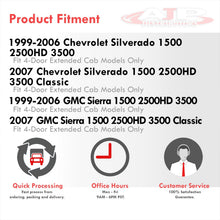 Load image into Gallery viewer, Chevrolet Silverado 1999-2006 / GMC Sierra 1999-2006 2-Piece Outer Rocker Panels Cab Corners (4 Door Extended Cab Models Only)