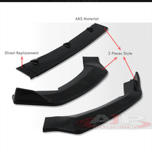 Load image into Gallery viewer, Honda Fit 2018-2020 3-Piece Style Front Bumper Lip Gloss Black