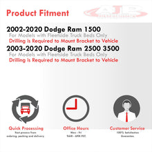 Load image into Gallery viewer, Dodge Ram 2002-2018 2-Piece Left & Right Truck Bed Storage Box Side Swing Cases