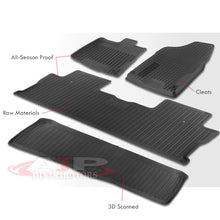 Load image into Gallery viewer, Honda Ridgeline 2017-2022 All Weather Guard 3D Floor Mat Liner