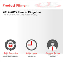 Load image into Gallery viewer, Honda Ridgeline 2017-2022 All Weather Guard 3D Floor Mat Liner