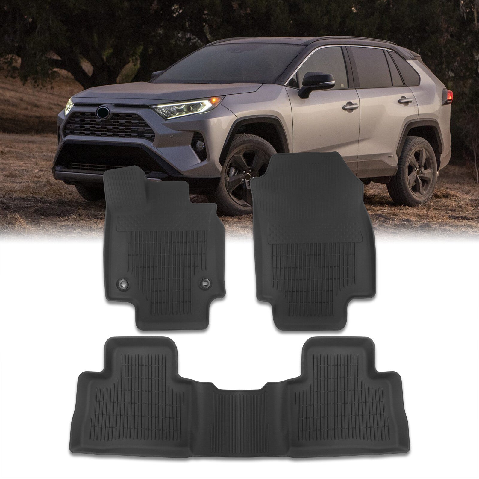 GEYER & HOSAJA Tappetini in gomma per auto 889/4C compatibile con Audi A1 II (2018 GEYER & HOSAJA Tappetini in gomma per auto 889/4C compatibile con Audi A1 II (2018
