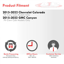 Load image into Gallery viewer, Chevrolet Colorado 2015-2022 / GMC Canyon 2015-2022 All Weather Guard 3D Floor Mat Liner (Crew Cab Models Only)