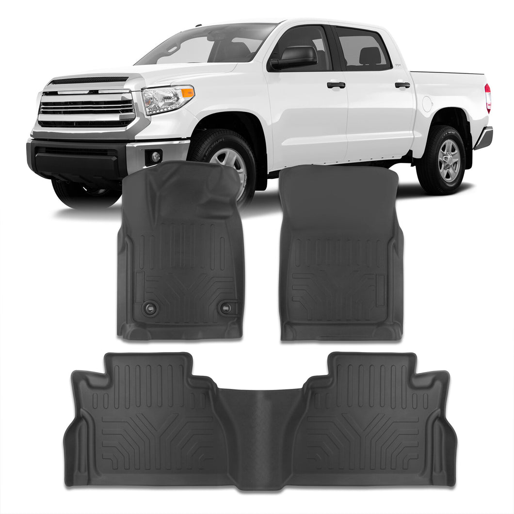 Toyota Tundra Double / CrewMax Cab 2014-2021 All Weather Guard 3D Floor Mat Liner
