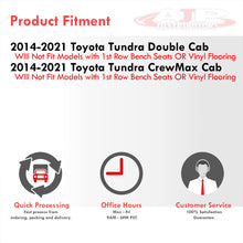 Load image into Gallery viewer, Toyota Tundra Double / CrewMax Cab 2014-2021 All Weather Guard 3D Floor Mat Liner