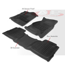 Load image into Gallery viewer, Chevrolet Silverado 1500 2014-2018 / Silverado 2500HD 3500HD 2015-2019 / GMC Sierra 1500 2014-2018 / Sierra 2500HD 3500HD 2015-2019 All Weather Guard 3D Floor Mat Liner (Double & Extended Cab Models Only)