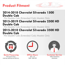 Load image into Gallery viewer, Chevrolet Silverado 1500 2014-2018 / Silverado 2500HD 3500HD 2015-2019 / GMC Sierra 1500 2014-2018 / Sierra 2500HD 3500HD 2015-2019 All Weather Guard 3D Floor Mat Liner (Double & Extended Cab Models Only)
