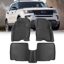 Load image into Gallery viewer, Ford Explorer 2017-2019 All Weather Guard 3D Floor Mat Liner