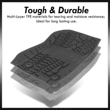 Load image into Gallery viewer, Jeep Wrangler JK 4-Door 2014-2018 All Weather Guard 3D Floor Mat Liner
