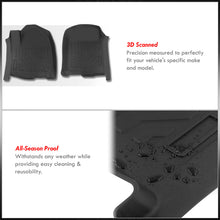 Load image into Gallery viewer, Chevrolet Silverado 1500 2019-2022 / GMC Sierra 1500 2019-2022 All Weather Guard 3D Floor Mat Liner (Crew Cab Models Only)