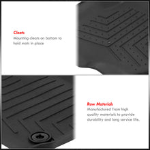 Load image into Gallery viewer, Ford F250 F350 F450 Super Duty Crew Cab 2017-2022 All Weather Guard 3D Floor Mat Liner (Models With Carpet Flooring & Rear Under-Seat Storage)