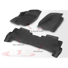 Load image into Gallery viewer, Ford F250 F350 F450 Super Duty Crew Cab 2017-2022 All Weather Guard 3D Floor Mat Liner (Models With Carpet Flooring &amp; Rear Under-Seat Storage)
