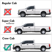 Load image into Gallery viewer, Ford F250 F350 F450 Super Duty Crew Cab 2017-2022 All Weather Guard 3D Floor Mat Liner (Models With Carpet Flooring & Rear Under-Seat Storage)