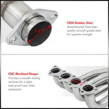 Load image into Gallery viewer, Acura Integra 1990-2001 / Honda Civic Si 1999-2000 / Del Sol Si 1993-1997 B-Series B16 B17 B18 B20 TRI-Y Stainless Steel Exhaust Header (2-Piece)