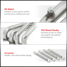 Load image into Gallery viewer, Acura Integra 1990-2001 / Honda Civic Si 1999-2000 / Del Sol Si 1993-1997 B-Series B16 B17 B18 B20 TRI-Y Stainless Steel Exhaust Header (2-Piece)