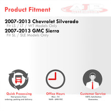 Load image into Gallery viewer, Chevrolet Silverado LS LT WT 2007-2013 / GMC Sierra SL SLE 2007-2013 Interior Dashboard Full Cover Overlay Cap Black