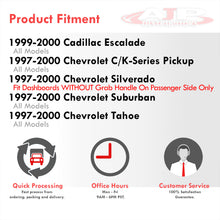 Load image into Gallery viewer, Chevrolet Suburban Tahoe 1997-1999 / Chevrolet Silverado 1997-1998 / GMC Yukon 1997-1999 Interior Dashboard Full Cover Overlay Cap Black
