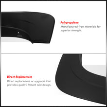Load image into Gallery viewer, Chevrolet Silverado 1500 (Fleetside Models With 5.8ft Short Beds) 2007-2013 Front & Rear OE Style Wheel Well Fender Flares Textured Black
