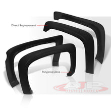 Load image into Gallery viewer, Chevrolet Silverado 1500 (Fleetside Models With 5.8ft Short Beds) 2007-2013 Front & Rear OE Style Wheel Well Fender Flares Textured Black
