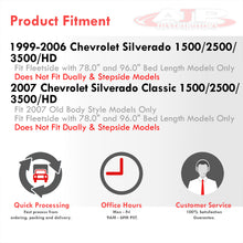 Load image into Gallery viewer, Chevrolet Silverado 1999-2006 / GMC Sierra 1999-2006 Front & Rear OE Style Wheel Well Fender Flares Textured Black