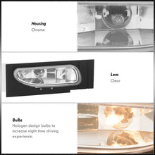 Load image into Gallery viewer, Ford Mustang V6 (Not Compatible for Cobra Models) 1994-1998 Front Fog Lights Clear Len (Includes Switch & Wiring Harness)