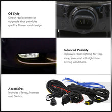 Load image into Gallery viewer, Ford Mustang V6 (Not Compatible for Cobra Models) 1994-1998 Front Fog Lights Clear Len (Includes Switch & Wiring Harness)