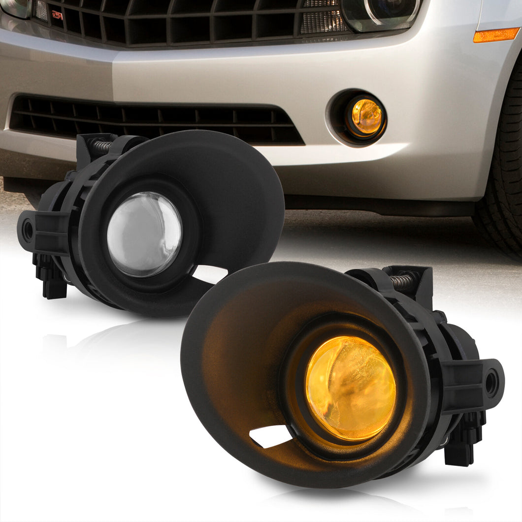 Chevrolet Camaro 3.6L V6 2014-2015 Front Fog Lights Clear Len (Includes Switch & Wiring Harness)