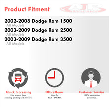Load image into Gallery viewer, Dodge Ram 1500 2002-2008 / Dodge Ram 2500 3500 2003-2009 Tailgate Molding Cap Textured Black (Version 2)