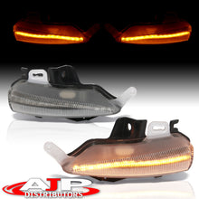 Load image into Gallery viewer, Lexus IS200 IS250 IS300 IS350 2014-2020 / CT200H 2014-2017 / LS460 LS600 2013-2017 Front Amber Sequential LED Side Mirror Signal Marker Lights Smoke Len