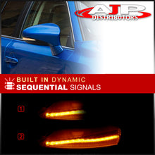 Load image into Gallery viewer, Lexus IS200 IS250 IS300 IS350 2014-2020 / CT200H 2014-2017 / LS460 LS600 2013-2017 Front Amber Sequential LED Side Mirror Signal Marker Lights Smoke Len