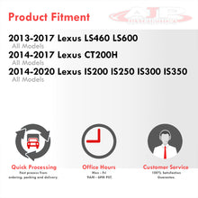 Load image into Gallery viewer, Lexus IS200 IS250 IS300 IS350 2014-2020 / CT200H 2014-2017 / LS460 LS600 2013-2017 Front Amber Sequential LED Side Mirror Signal Marker Lights Clear Len