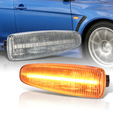 Load image into Gallery viewer, Mitsubishi Lancer X 2008-2017 / Lancer Sportback 2008-2019 / Outlander 2007-2013 / Mirage 2014-2020 Front Amber Sequential LED Side Marker Lights Clear Len