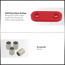 Load image into Gallery viewer, Subaru Impreza WRX 2008-2014 / STI 2008-2014 / Forester 2009-2013 / Legacy 2005-2013 / Outback 2005-2012 Transmission Gearbox Crossmember Mount Bushing Red