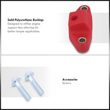 Load image into Gallery viewer, Subaru Impreza WRX 1998-2014 / Forester 2000-2008 / Legacy 2000-2009 / Outback 2000-2008 (5-Speed) Front & Rear Transmission Shifter Bushing Red