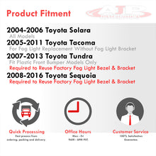 Load image into Gallery viewer, Toyota Tacoma 2005-2011 / Tundra 2007-2013 Front Fog Lights Clear Len (Includes Switch & Wiring Harness)