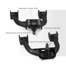 Load image into Gallery viewer, Acura Integra 1994-2001 / Honda Civic 1992-1995 / Del Sol 1993-1997 Front Upper Tubular Control Arms Camber Kit Black