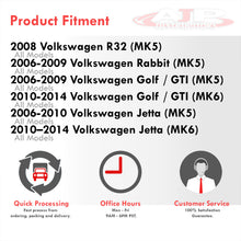 Load image into Gallery viewer, Volkswagen Jetta MK5 MK6 2006-2014 / Golf 2006-2014 / Audi A3 2005-2012 / TT 2008-2014 Front Inner Control Arm Bushings Red