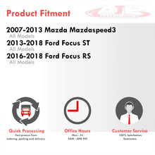 Load image into Gallery viewer, Ford Focus ST 2013-2018 / Focus RS 2016-2018 / Mazda Mazdaspeed 3 2007-2013 Rear Lower Engine Motor Mount Black with Red Polyurethane Bushing