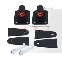 Load image into Gallery viewer, Chevrolet GMC LS LS1 LS2 LS3 LS6 LS7 Universal Conversion Swap Engine Motor Mount Black with Red Polyurethane Bushing