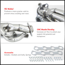 Load image into Gallery viewer, Ford F150 1997-2003 / F250 1997-1999 / Expedition 1997-2002 4.6L V8 Stainless Steel Shorty Exhaust Header