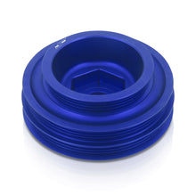 Load image into Gallery viewer, Acura Honda B-Series B16 B17 B18 B20 Underdrive Harmonic Balancer Crank Shaft Case Pulley Blue (B20 Requires Shorter Belt)