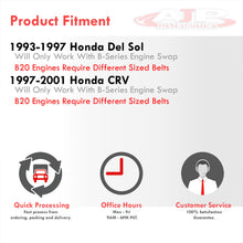Load image into Gallery viewer, Acura Honda B-Series B16 B17 B18 B20 Underdrive Harmonic Balancer Crank Shaft Case Pulley Red (B20 Requires Shorter Belt)