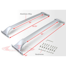 Load image into Gallery viewer, Nissan Rogue 2014-2020 Aluminum Crossbar Cargo Roof Rack Silver