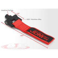 Load image into Gallery viewer, JDM Sport Universal M12 Tow Hook Strap Red
