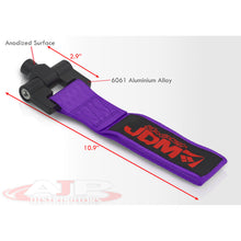 Load image into Gallery viewer, JDM Sport Universal M12 Tow Hook Strap Purple

